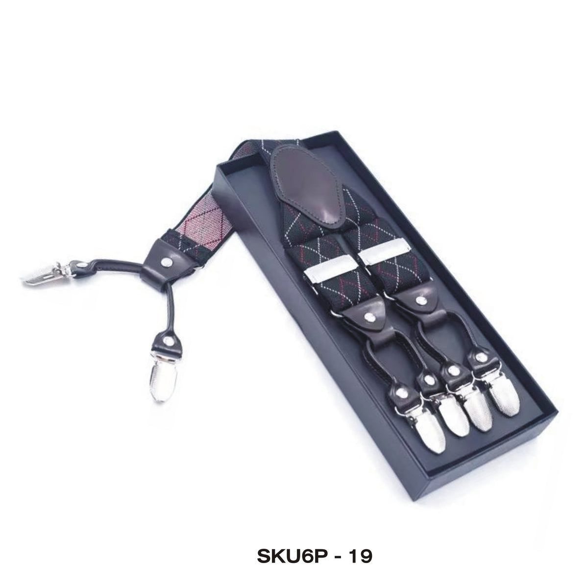 Bretelles 6 Pinces (SKU6P-19)