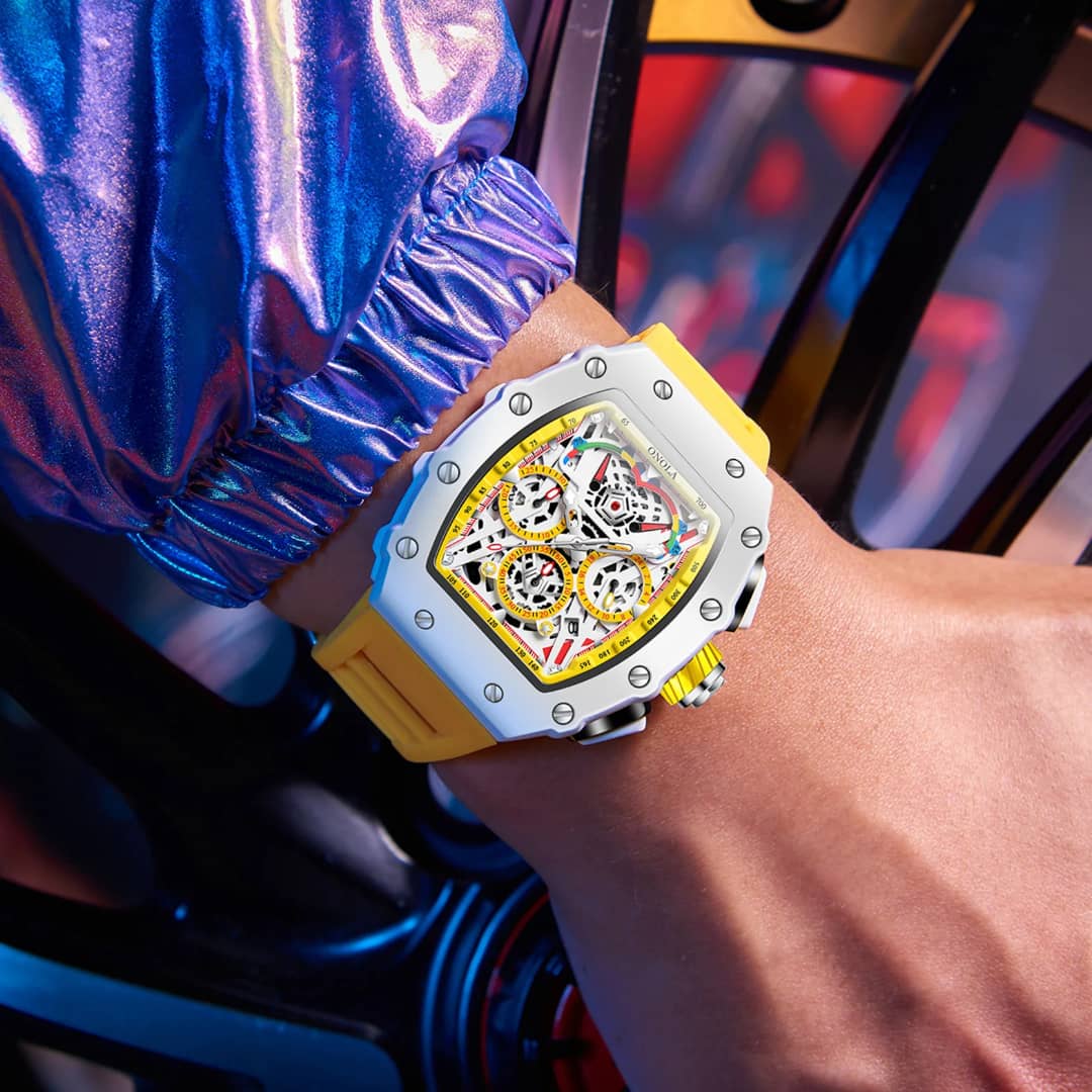 Montre Anola Jaune (Ref MM117) Solde