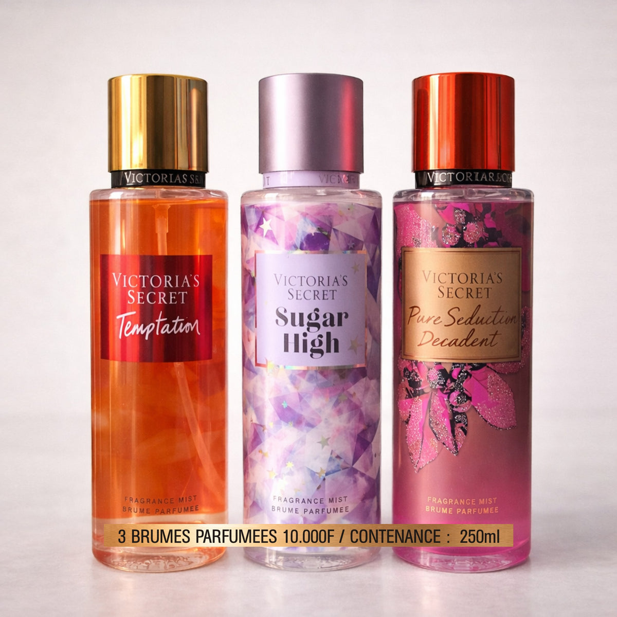 3 Brumes Victoria’s Secret (Ref: VS07 VS08 VS04 )