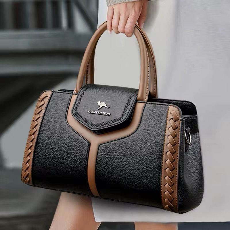 Petit Sac à Main en cuir noir (Ref : SM021)