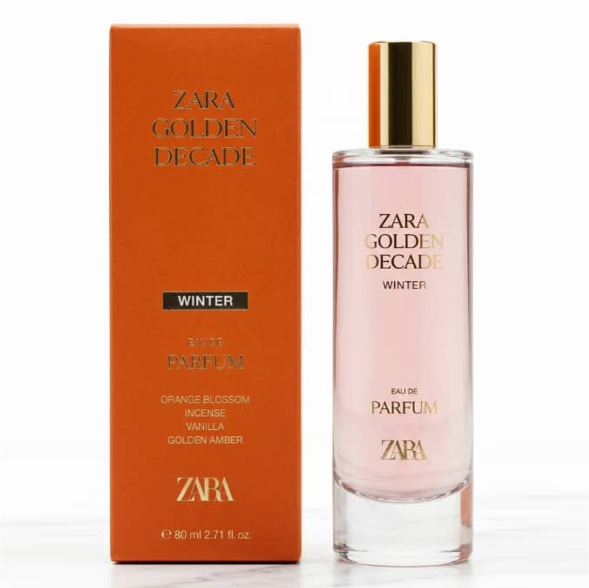 Zara Golden Decade Winter PF 188 (Eau De Parfum Femme – 80ml)