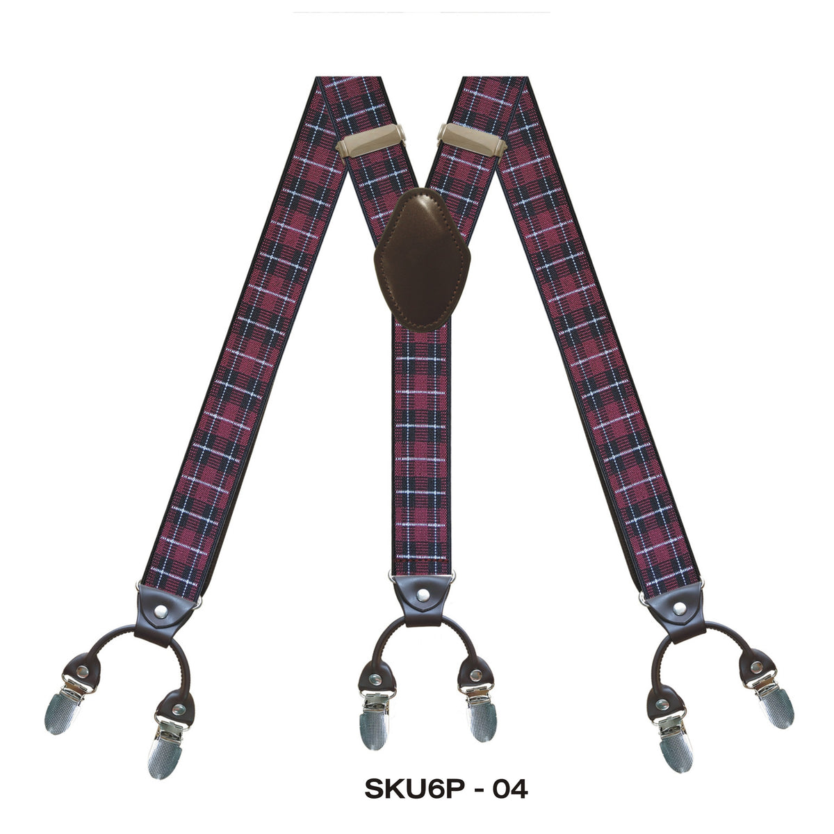 Bretelles 6 Pinces (SKU6P-04)