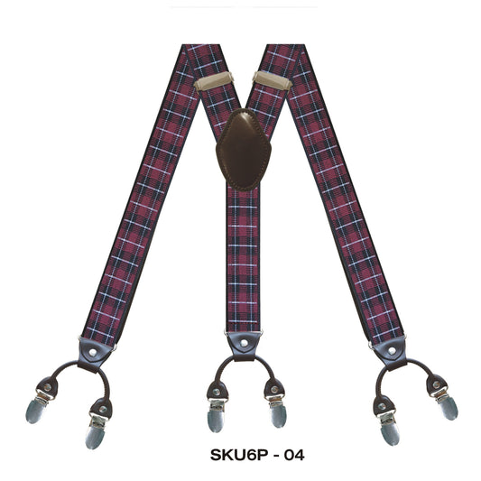 Bretelles 6 Pinces (SKU6P-04)
