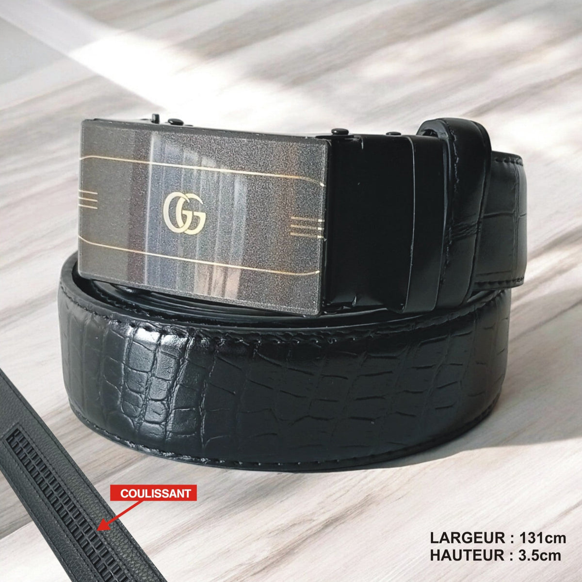 Ceinture Gucci (Coulissant) (Ref : CT035)