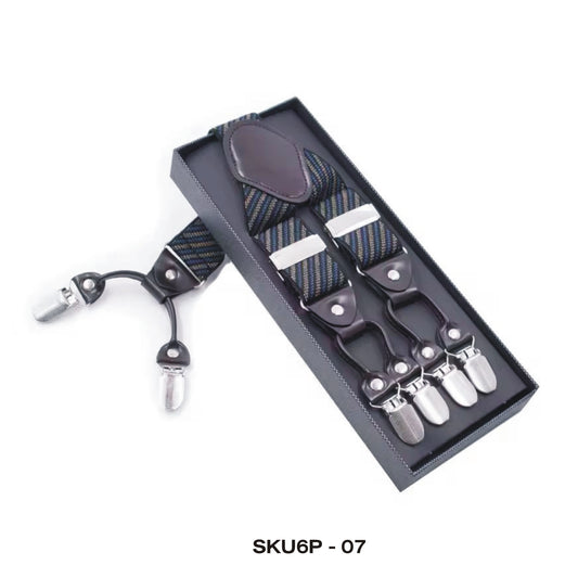 Bretelles 6 Pinces (SKU6P-07)