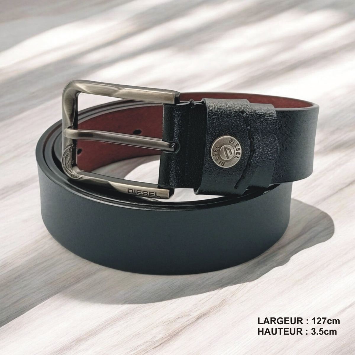 Ceinture Diesel Noir (Ref : CT030)