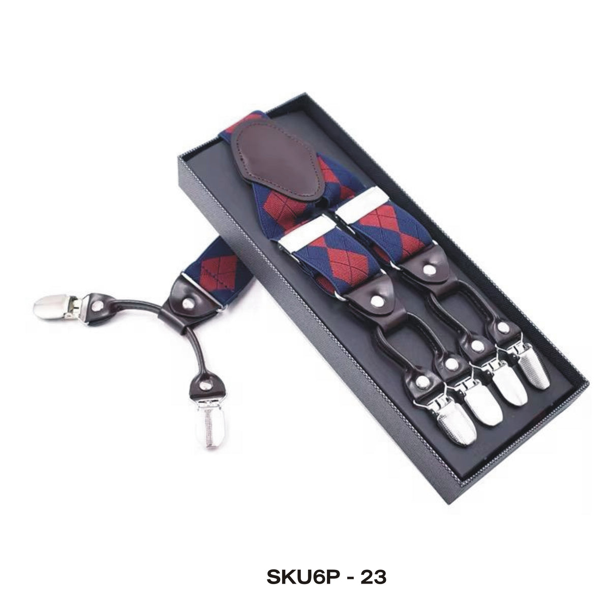 Bretelles 6 Pinces (SKU6P-23)