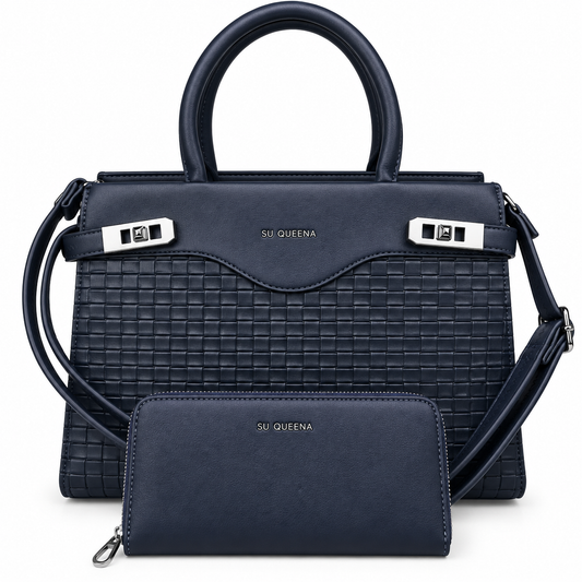Sac à main SU QUEENA (Ref : SM2702 Blue)