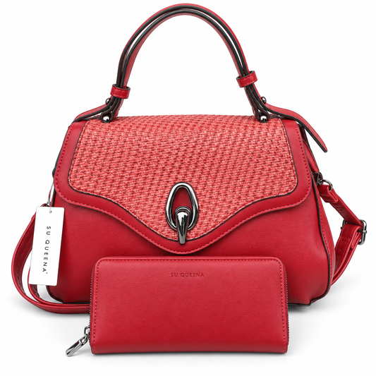 Sac à main SU QUEENA (Ref : SM2780 Red)