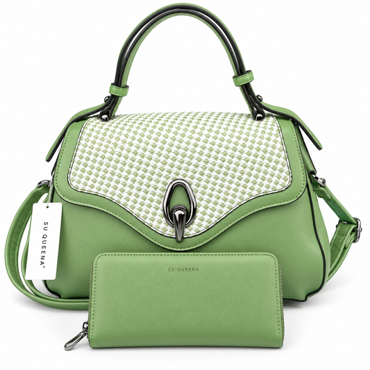 Sac à main SU QUEENA (Ref : SM2780 Green)