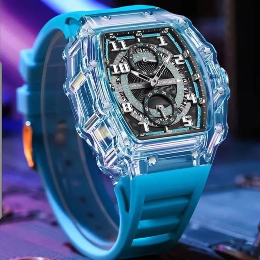 Montre à Quartz Cadran Bleu (Ref MM108) Solde