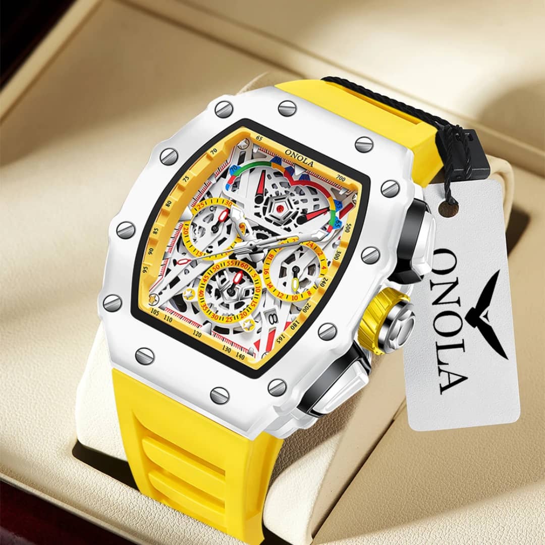 Montre Anola Jaune (Ref MM117) Solde