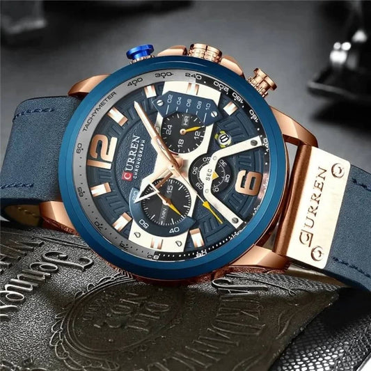 Montre Curren Bleue (Ref MM141)