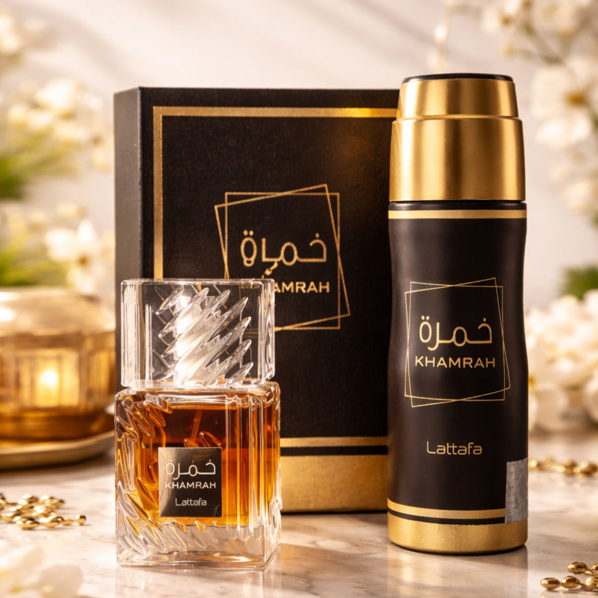 Pack Khamrah (Parfum 100ml et Deo 200ml)
