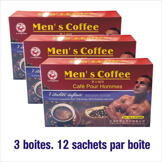 Men's Coffee (Pack de 3 boites)