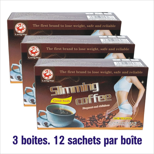 Slimming Coffee Perte du Ventre (3 boites)