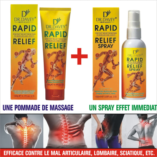 Pommade & Spray (Contre les douleurs articulaires, Lombaires et sciatique)