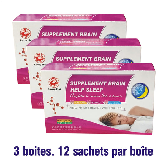 Thé du Sommeil, Anti Insomnie (Pack de 3 boîtes)