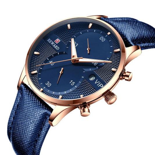 Montre REWARD (Ref MM166) Bracelet  en Acier inoxydable massif