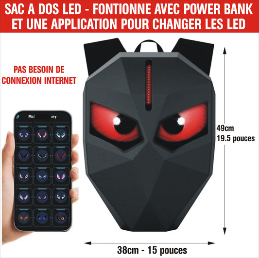 SAC A DOS LED